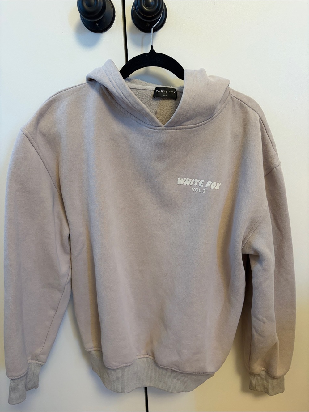 White Fox Boutique Women's Hoodie in Light Taupe